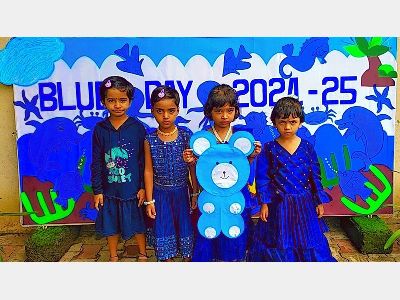 Blue day celebration